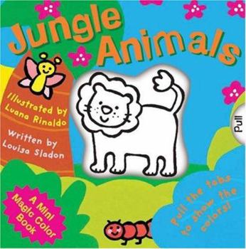Board book A Mini Magic Color Book: Jungle Animals Book