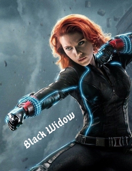 Paperback Black Widow: Blank Lined Superhero Gift Journal - Diary for Marvel Comics & Adventure Fans Book
