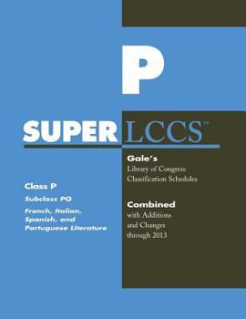 Paperback SUPERLCCS 13: SCHEDULE PQ FRENCH ITAL SPANISH & PORT LIT Book