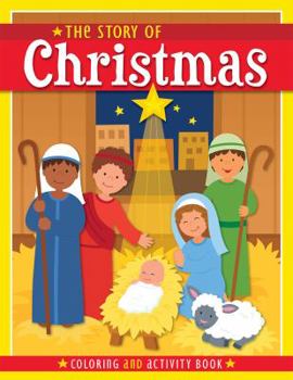 Paperback The Story of Christmas: Coloring and Activity Book