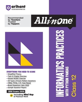 Paperback AIO CBSE Informatics Practices 12th Book