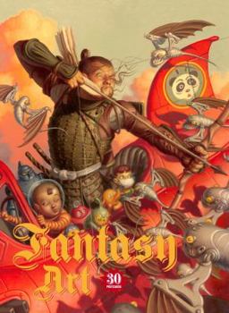 Paperback 30 Postcards Fantasy Art /anglais Book