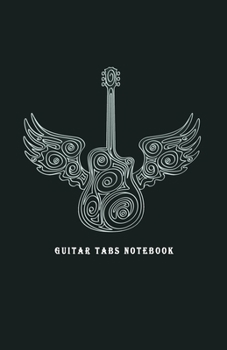 Paperback Guitar Tabs Notebook: Blank Guitar Tabs paper, Standard Staff & Tablature Featuring Twelve 6-Line Tablature Staves Per Page With a "TAB" Cle Book