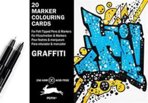 Graffiti Style: Marker Colouring Cards Book (Multilingual Edition)