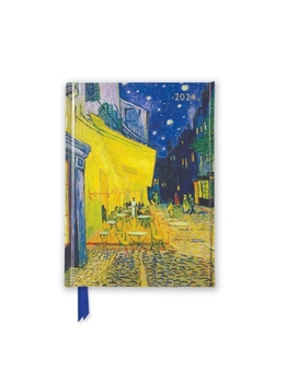 Hardcover Vincent Van Gogh: Café Terrace 2024 Luxury Pocket Diary - Week to View Book