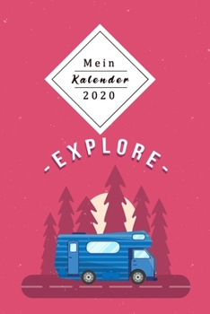 Paperback Mein Kalender 2020: Wochenplaner F?r 2020 - F?r Die Arbeit Oder Schule - Kalender Zum Planen, Jede Woche Auf Zwei Seiten [German] Book