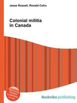 Paperback Colonial Militia in Canada Book