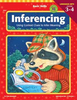 Paperback Inferencing, Grades 3-4: Using Context Clues to Infer Meaning Book