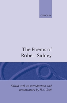 Hardcover The Poems of Robert Sidney Book