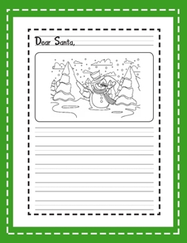 Dear Santa: My Christmas Wish List : A Primary Composition Notebook Cute Journal Filled with Blank Letters Kit for Santa Claus, Holiday Activities ... girls, friends family (Letters to Santa V.2)