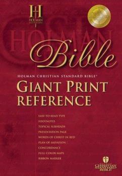 Imitation Leather Giant Print Reference Bible-HCSB [Large Print] Book
