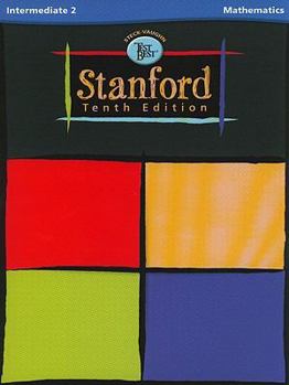 Paperback Steck-Vaughn Test Best Sat10: Student Edition Intermediate 2 Math 2004 Book