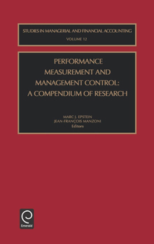 Hardcover Performance Measurement and Management Control: A Compendium of Research Book
