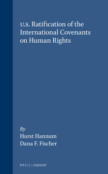 Hardcover U.S. Ratification of the International Covenants on Human Rights Book