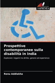Paperback Prospettive contemporanee sulla disabilità in India [Italian] Book
