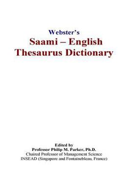 Paperback Webster's Saami - English Thesaurus Dictionary Book