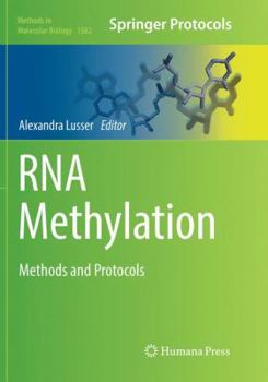 Paperback RNA Methylation: Methods and Protocols Book