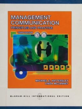 Paperback Management Communication: Principles and Practice Book