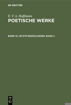 Hardcover Letzte Erzählungen, Band 2 [German] Book
