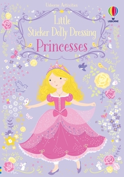 Paperback Little Sticker Dolly Dressing Princess Book