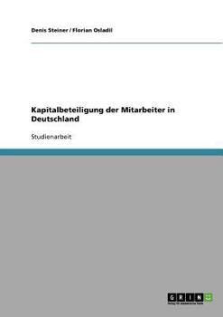 Paperback Kapitalbeteiligung der Mitarbeiter in Deutschland [German] Book