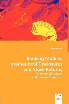 Paperback Banking Models: International Disclosure and Stock Returns Book