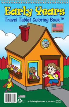 Spiral-bound Early Years Travel Tablet Coloring Book (5.5 x 8.5) Book