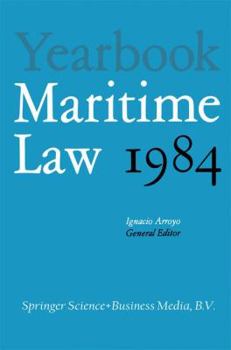 Paperback Yearbook Maritime Law: Volume I Book