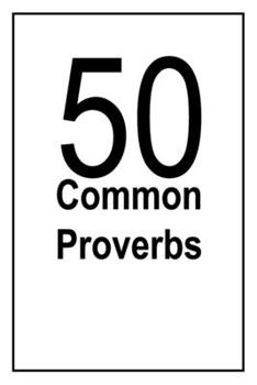 Paperback 50 Common Proverbs: Comon proverbs in english and the meaning Book