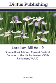 Paperback Localism Bill Vol. 9 Book