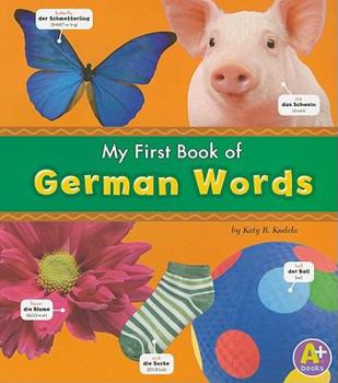 Paperback My First Book of German Words Book