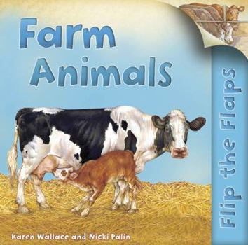 Paperback Flip the Flaps: Farm Animals Book