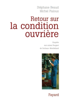 Paperback Retour sur la condition ouvrière [French] Book