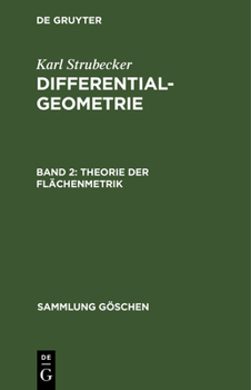 Hardcover Theorie Der Flächenmetrik [German] Book