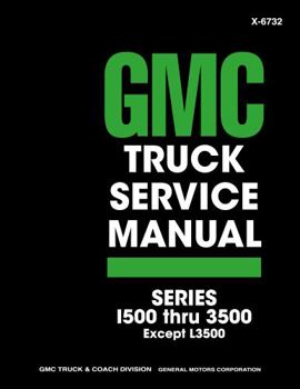 Perfect Paperback 1967 GMC Truck 1500-3500 Service Manual By Detroit Iron Book