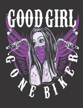 2020 Motorcycle Calendar and Planner For Bikers: Biker Babe Motorcycle Sexy Good Girl Purple Wings | December 2019 - December 2020 | 8.5 X 11" Large | ... | Family | Work | School |Rider| Art | Gift