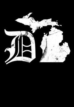 D: Detriot Michigan Journal/Notebook to Write & Keep track daily activities | 7x10 Composition Blank Book Gift for Mom,Dad,Students