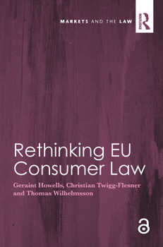 Paperback Rethinking EU Consumer Law Book