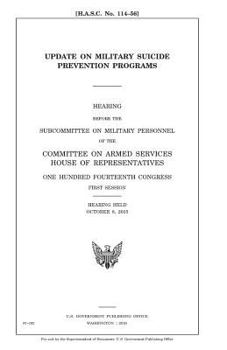 Paperback Update on military suicide prevention programs Book