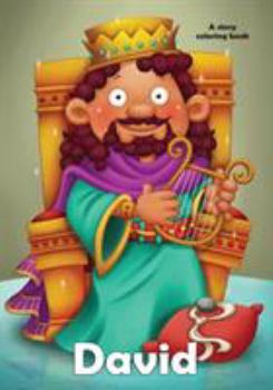 Paperback David Coloring Book: A story coloring book