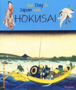 Hardcover One Day in Japan with Hokusai Book