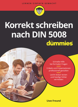 Paperback Korrekt schreiben nach DIN 5008 für Dummies [German] Book