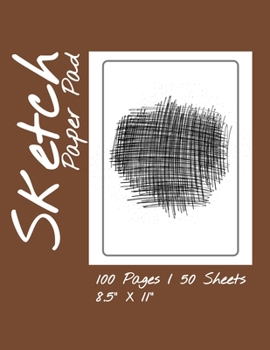 Sketch Paper Pad 100 Pages / 50 Sheets 8.5" x 11": Sketch Pad Notebook