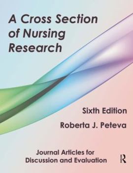 Paperback A Cross Section of Nursing Research: Journal Articles for Discussion and Evaluation Book