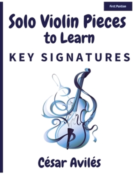 Paperback Solo Violin Pieces to Learn Key Signatures: MR Book