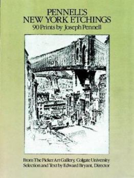 Paperback Pennell's New York Etchings: 90 Prints Book