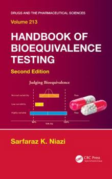 Hardcover Handbook of Bioequivalence Testing Book