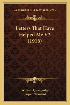 Paperback Letters That Have Helped Me V2 (1918) Book