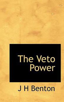 Paperback The Veto Power Book