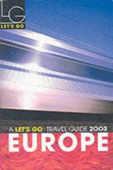 Paperback Let's Go 2003: Europe (Let's Go) Book